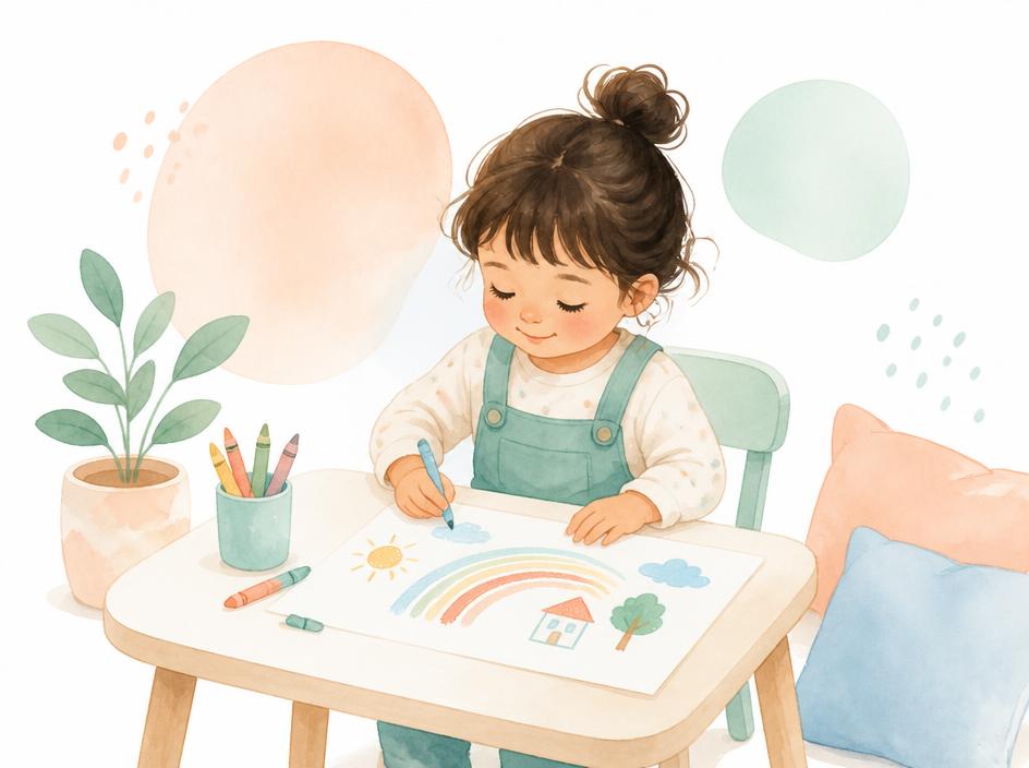 Preschool development illustration
